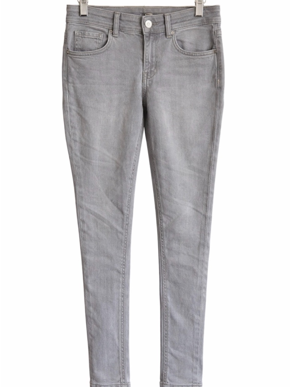 Mystree Gray Skinny Jeans Women’s Size 25 Stretch Denim Mid Rise